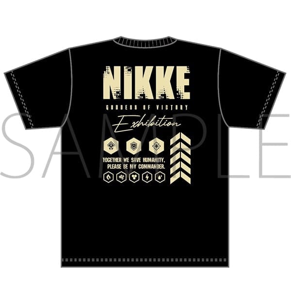 Tシャツ(ブラック) NIKKE EXHIBITION 事後通販