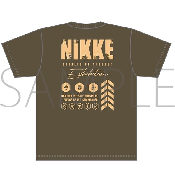 Tシャツ(アーミーグリーン) NIKKE EXHIBITION 事後通販