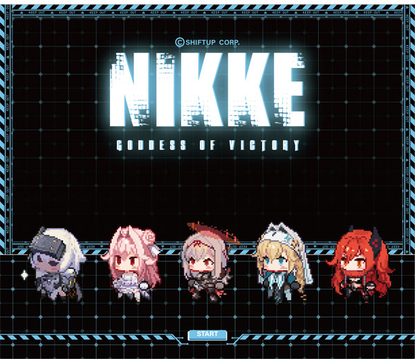 「勝利の女神:NIKKE」 アクリルスタンド ゴッデス部隊 ドット絵ver.