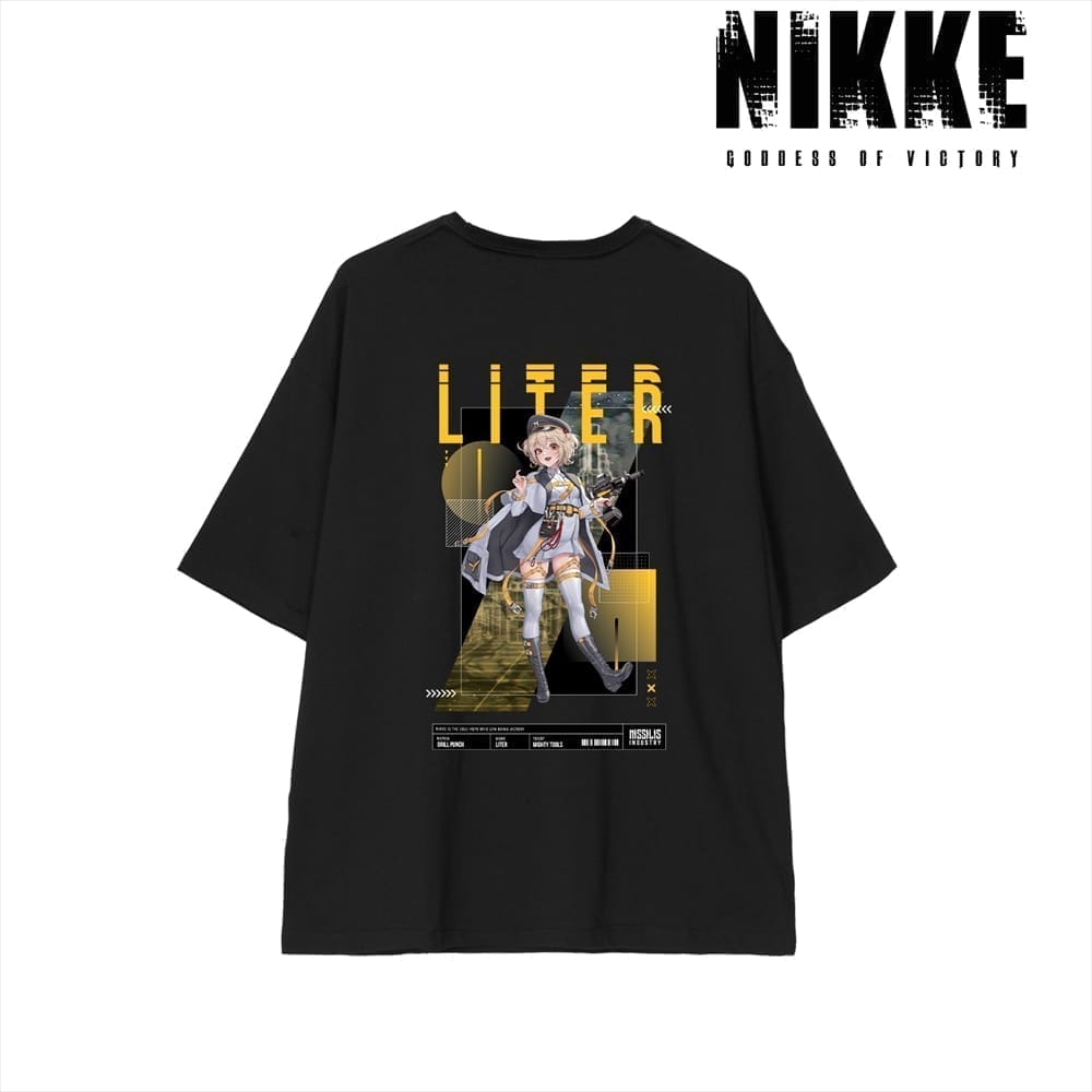 勝利の女神:NIKKE LOVECACAOさんイラスト リター タクティカルファッションver. BIGシルエットTシャツユニセックス(サイズ/L)