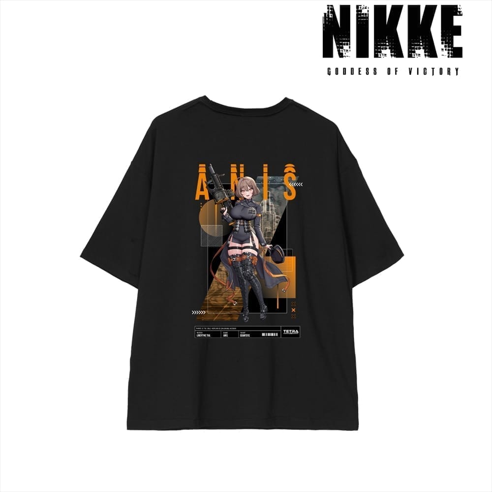 勝利の女神:NIKKE LOVECACAOさんイラスト アニス タクティカルファッションver. BIGシルエットTシャツユニセックス(サイズ/M)