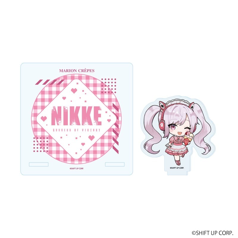 勝利の女神:NIKKE アクリルコースタースタンド 01 アリス カフェ店員ver, ミニキャライラスト