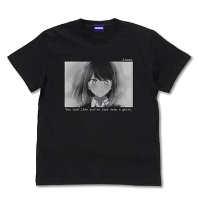 【推しの子】 黒川あかね フォトグラフィック Tシャツ BLACK