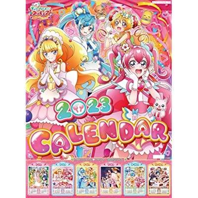 デリシャスパーティー プリキュア 2023年壁掛けカレンダー CL-014