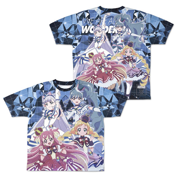 わんだふるぷりきゅあ! 両面フルグラフィックTシャツ/L :プリキュア