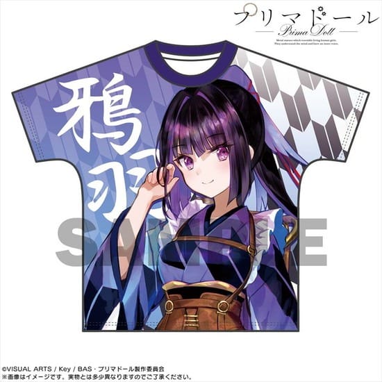 プリマドール フルグラフィックTシャツ 原案Ver. 鴉羽 XL