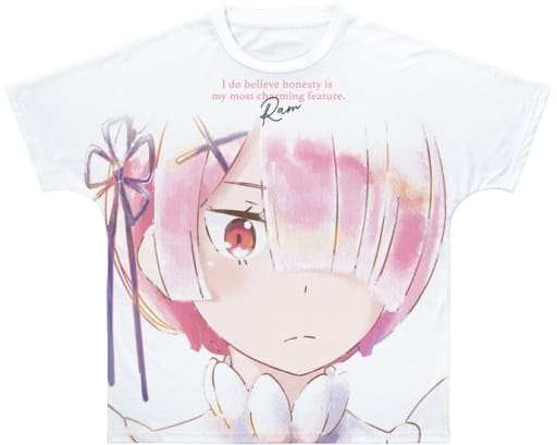 Re:ゼロから始める異世界生活 ラム Ani-Art aqua label フルグラフィックTシャツユニセックス M