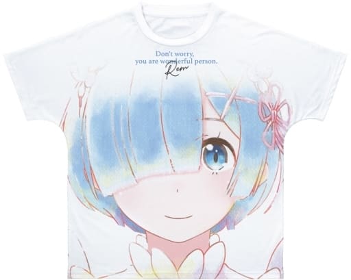 Re:ゼロから始める異世界生活 レム Ani-Art aqua label フルグラフィックTシャツユニセックス S