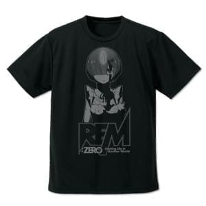 Re:ゼロから始める異世界生活 レム ドライTシャツ/BLACK-L