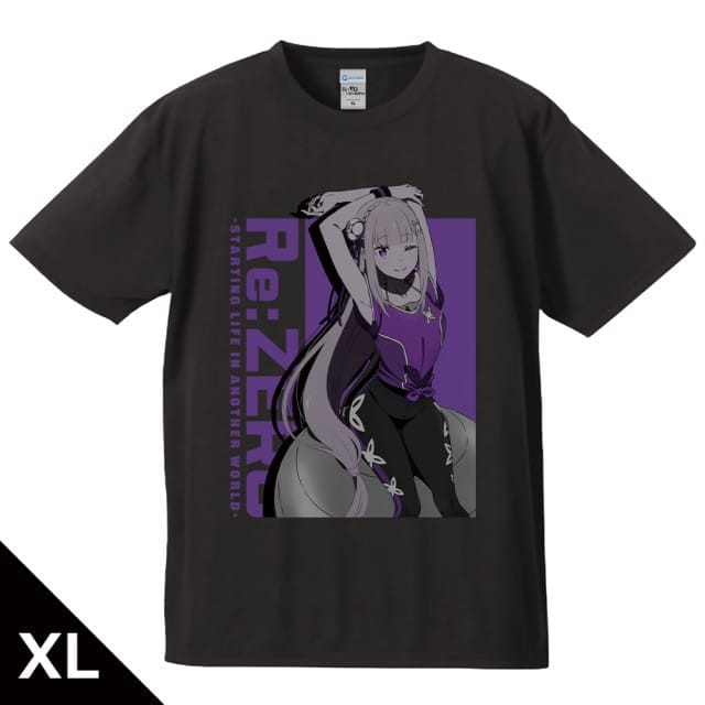 Re:ゼロから始める異世界生活 Tシャツ エミリア XLサイズ