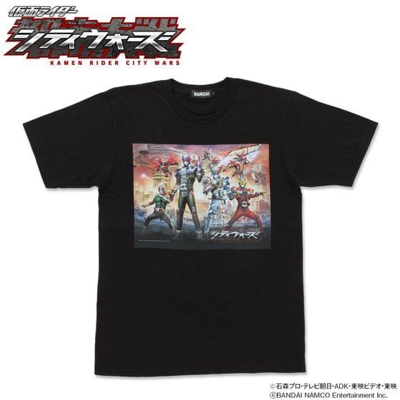 「仮面ライダー シティウォーズ」コラボデザイン Tシャツ