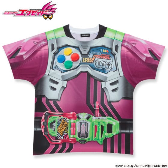 仮面ライダーエグゼイド エグゼイドなりきりTシャツ