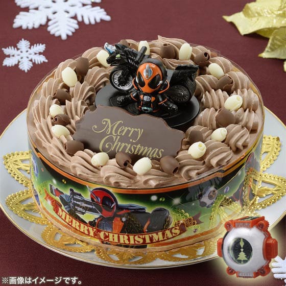 キャラデコクリスマス 仮面ライダーゴースト (チョコクリーム)