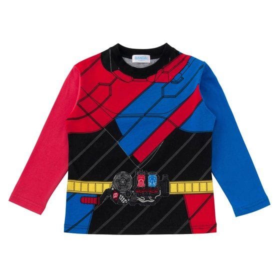 仮面ライダービルド 変身長袖Tシャツ