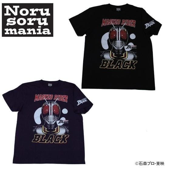 仮面ライダー×ノルソルマニア 仮面ライダーBLACK FACE Tシャツ