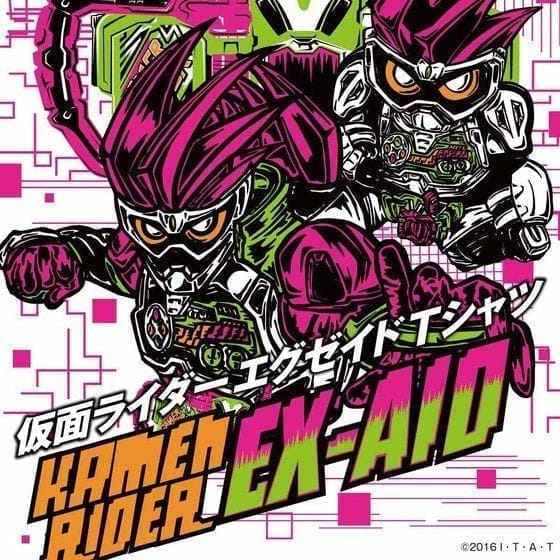 仮面ライダーエグゼイド Tシャツ  feat.STUDIO696