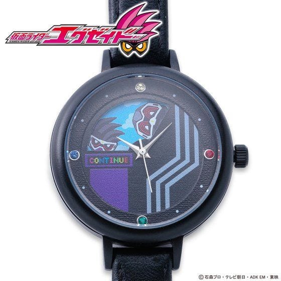 仮面ライダーエグゼイド 仮面ライダーゲンム キャラクターレディースウォッチ