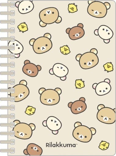 リラックマ 総柄 NEW BASIC RILAKKUMA B6SPノート