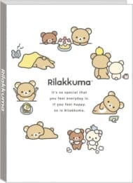 リラックマ ノート・メモ帳 A柄 NEW BASIC RILAKKUMA vol.2 メモパッド>