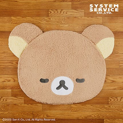 リラックマ NEW BASIC RILAKKUMA ビッグダイカットラグ