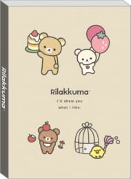 A柄 メモパッド BASIC RILAKKUMA Favorite Things 「リラックマ」>