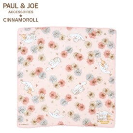 シナモロール PAUL & JOE ACCESSOIRES ガーゼハンカチ ピンク