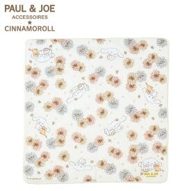 シナモロール PAUL & JOE ACCESSOIRES ガーゼハンカチ アイボリー