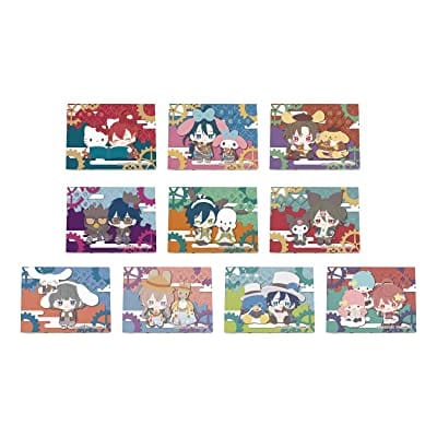 キャンバスアートミニ「文豪とアルケミスト×サンリオキャラクターズ」01/ミニキャライラスト 10個入りBOX