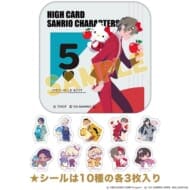 HIGH CARD×サンリオキャラクターズ 缶入りフレークシール クリス・レッドグレイヴ×ハローキティ>