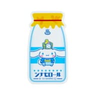 シナモロール 温泉ステッカー(牛乳瓶)>