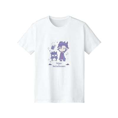 ナベリウス・カルエゴ×バッドばつ丸 Tシャツ ホワイト メンズLサイズ 「魔入りました!入間くん×サンリオキャラクターズ」