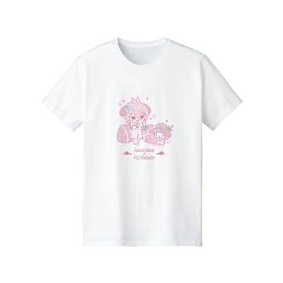 アスモデウス・アリス×マイメロディ Tシャツ ホワイト メンズLサイズ 「魔入りました!入間くん×サンリオキャラクターズ」