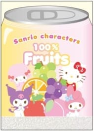フルーツジュース ダイカットミニメモ 「サンリオキャラクターズ」>