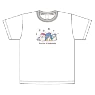 しろたん × はぴだんぶい Tシャツ / タキシードサム>