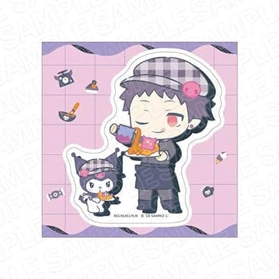 アニメ「魔入りました!入間くん」×サンリオキャラクターズ  ダイカットステッカー アンドロ・M・ジャズ×クロミ sweets ver.