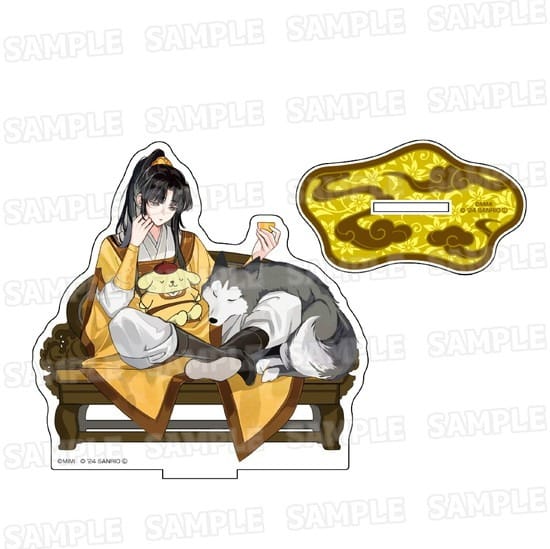 大河幻想ラジオドラマ「魔道祖師」×サンリオキャラクターズ アクリルスタンド⑤金凌×ポムポムプリン