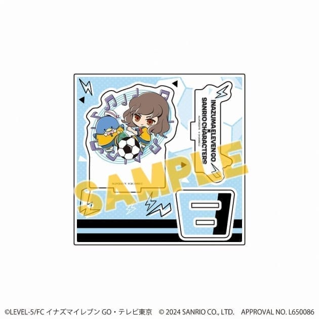 イナズマイレブンGO×サンリオキャラクターズ アクリルスタンドプレート25/神童拓人×タキシードサム(ミニキャライラスト)