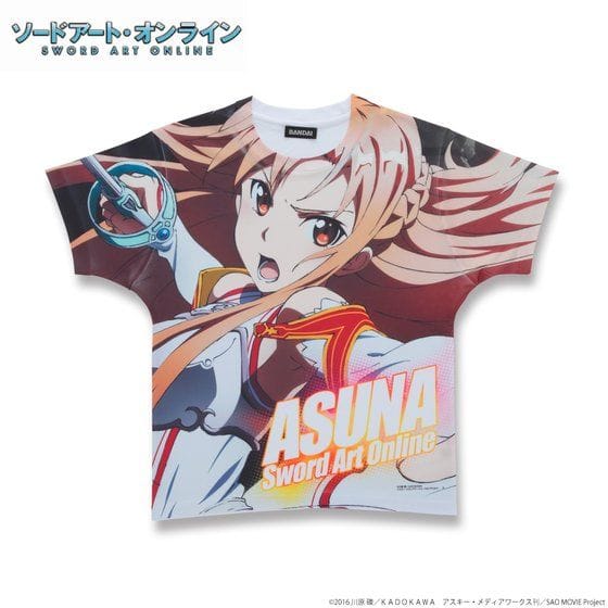 ソードアート・オンライン フルグラフィックTシャツ アスナ(血盟騎士団)