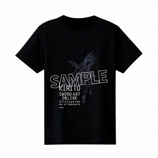 ソードアート・オンライン アリシゼーション War of Underworld Tシャツ キリト M