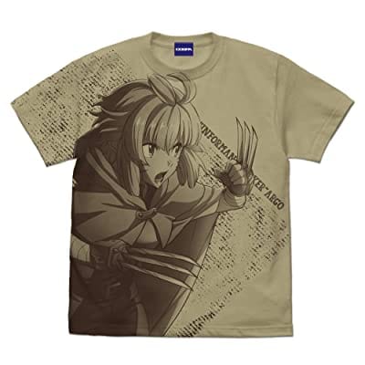 劇場版 ソードアート・オンライン -プログレッシブ- 冥き夕闇のスケルツォ アルゴ オールプリントTシャツ SAO第5層Ver. SAND KHAKI