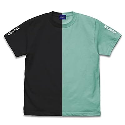 ソードアート・オンライン 黒の剣士ニコイチTシャツ/BLACK×MINT GREEN-XL