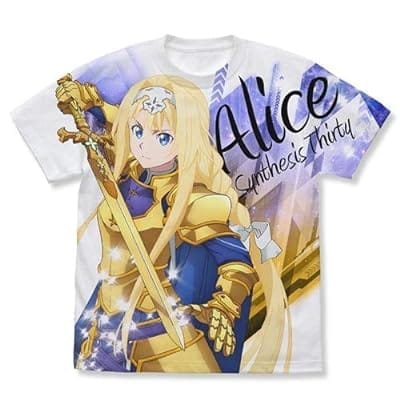 ソードアート・オンライン アリシゼーション アリス・シンセシス・サーティ フルグラフィックTシャツ/WHITE-XL