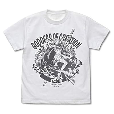 ソードアート・オンライン アリシゼーション War of Underworld ≪創世神ステイシア≫アスナ Tシャツ/WHITE-XL