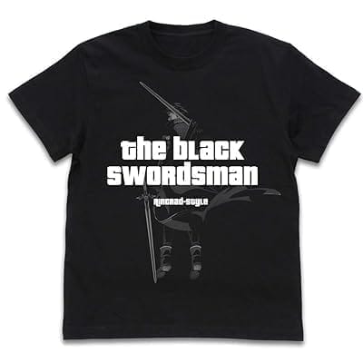 ソードアート・オンライン アリシゼーション War of Underworld 黒の剣士 キリト アンダーワールド Tシャツ/BLACK-M