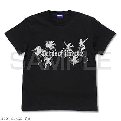 進撃の巨人 パラディ島の悪魔 Tシャツ/BLACK-L