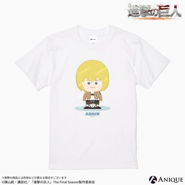 進撃の巨人 【KINOKOSといっしょ】アルミン Tシャツ