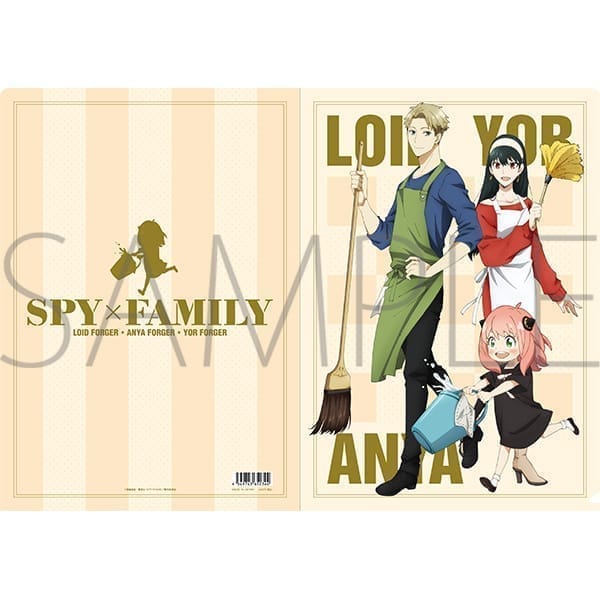 SPY×FAMILY TVアニメ クリアファイル 集合 お掃除Ver.