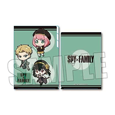 SPY×FAMILY グリーン てくトコクリアファイル3ポケット(A4)