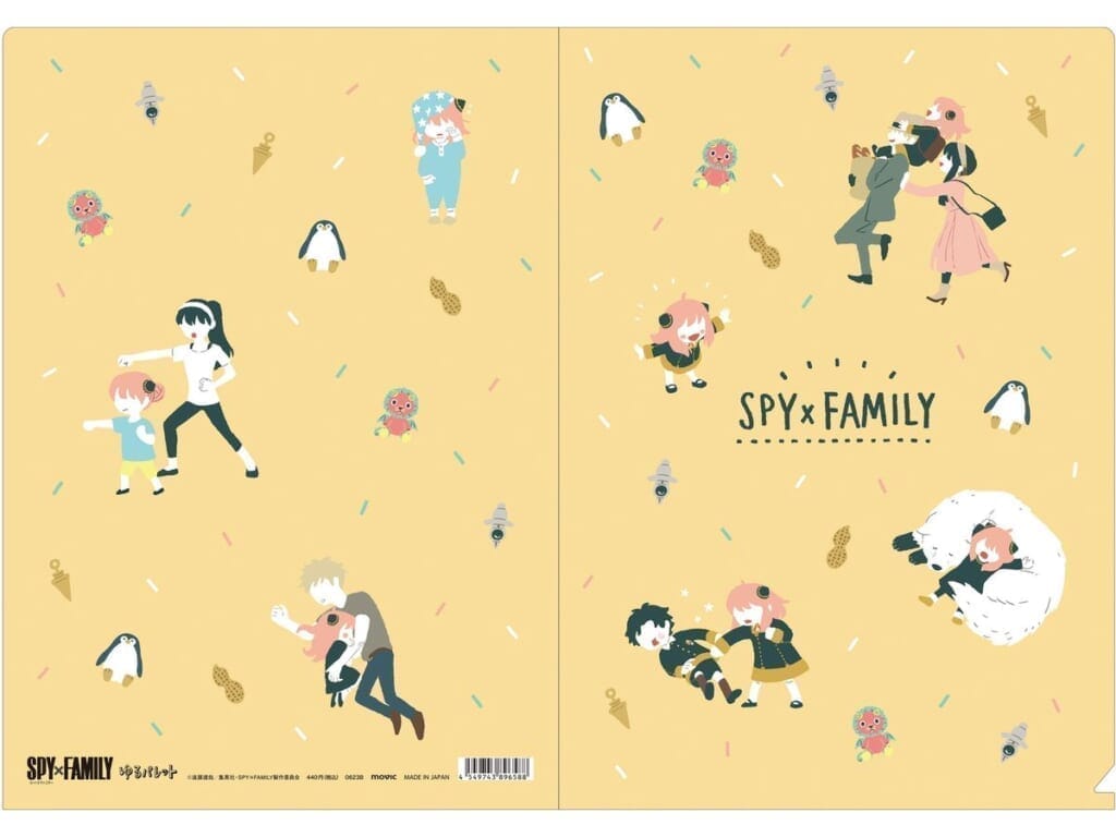 SPY×FAMILY クリアファイル ゆるパレット ベージュ