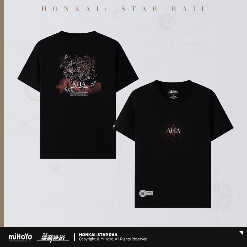 崩壊:スターレイル 星空の寓話集シリーズ Tシャツ アッハ崩壊:スターレイル 星空の寓話集シリーズ Tシャツ アッハ